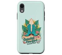 Cowgirl costiera Social Club Western Cowgirl a tema vedente Custodia per iPhone XR