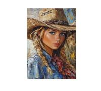 Cowgirl occidentale Belle bandiere di preghiera all'aperto all'aperto buon natale banner per la decorazione del patio 28x40 doppia faccia