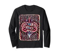 Cowgirl Tough Fearless Country Concert Outfits per le donne Maglia a Manica