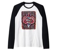 Cowgirl Tough Fearless Country Concert Outfits per le donne Maglia con Maniche Raglan