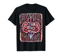 Cowgirl Tough Fearless Country Concert Outfits per le donne Maglietta