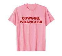 Cowgirl Wrangler Y2k Aesthetic Trendy LGBT Pride Lesbian Maglietta
