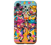 Cowgirls arcobaleno & Cowboys Country Western Pride LGBTQ+ Custodia per iPhone XR