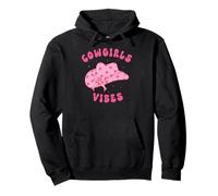 Cowgirls Vibes Hat Let's Go Girls Western Rodeo Cowgirls Felpa con Cappuccio