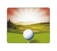 COWMGHLDFL Tappetino per mouse da golf, sportivo, tappetino per mouse wireless, tappetino per tastiera del computer, con gomma antiscivolo, tappetino da scrivania quadrato per ufficio e computer