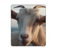 COWMGHLDFL Tappetino per mouse Docile Goat Mouse Tappetino per mouse wireless Tappetino per tastiera del computer con gomma antiscivolo Tappetino da scrivania quadrato per ufficio Laptop