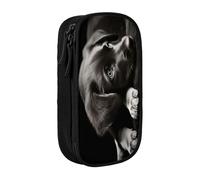 COWMMWOC Astuccio grande con cuccioli di cane, grande capacità, borsa portaoggetti multifunzionale, tessuto Oxford in poliestere Durabiiity con doppia cerniera, 21 x 10,5 x 5 cm, 3D, Taglia unica