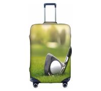 COWMMWOC Custodia protettiva per trolley da golf, copertura elastica per bagagli da viaggio, copertura protettiva per borse da 45,7 a 81,7 cm, lavabile, protezione per valigia da viaggio, 3D, M