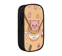 COWMMWOC Delicious Sweet Ramen - Astuccio grande per matite, grande capacità, borsa portaoggetti multifunzionale, tessuto Oxford in poliestere Durabiiity con doppia cerniera, 21 x 10,5 x 5 cm, 3D