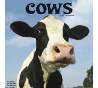 Cows 2025 Square Wall Calendar | Animal, Wildlife, Farm Calendar