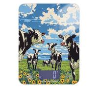 Cows on the Prairie Bilancia digitale portatile per alimenti, 5 kg/5 g, bilancia digitale da cucina con 4 unità per dieta cheto spezie (batterie non incluse)