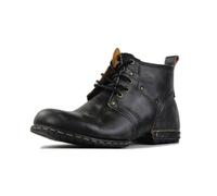 COWSDELLA Uomo Marrone chiaro Stivali Chukka Allacciati Moto Casual Pelle Abito Stivaletto per Uomo Moda 6015-1-C-R