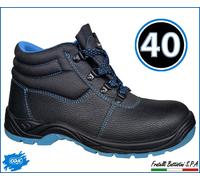 COX 2768/4 Scarpe da Lavoro Senza Puntale e Lamina Black/Royal