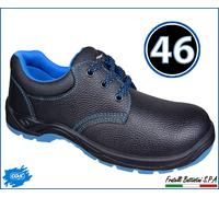 Cox 2829 Scarpe Basse da Lavoro Senza Puntale e Lamina Black/Royal Tg 39/48