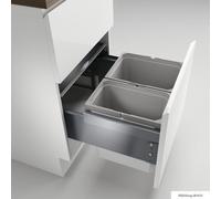 Cox Base 360 K / 500-2, Pattumiera per Frontauszüge, Con Cap Organici, Hellgrau