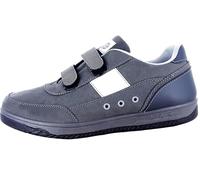 Cox e Scatti Sneaker Calzature Uomo per Il Tempo Libero in Tela a Strappo Blu e Grigio (Grigio, Sistema Taglie Calzature EU, Adulto, Numero, Media, 43)