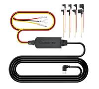 COXPAL Kit di cavi rigidi a 3 fili con 2 x Mini, 2 x ACS, 2 x ATO, 2 x portafusibili Micro2 per aggiungere un circuito, compatibile con COXPAL A17D Dash Cam, USB-C, cavo da 3 m, 10-30 Vdc a 5 VCC