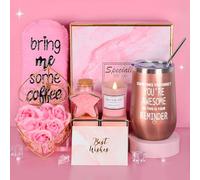COYBTO Idee Regalo Donna, Tazza da Vino in Acciaio Inox Regali Ragazza con Calzini Divertenti, Set Regalo Donna Compleanno per Mamma Migliore Amica Sorelle, Moglie