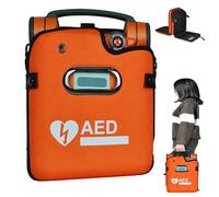 COYEUX Borsa Portatile per Defibrillatore Aed, con Spallacci Regolabili E Finestra Trasparente, Ideale per Luoghi Pubblici.