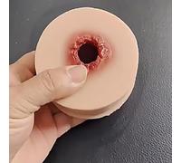 COYEUX Modelli per La Cura delle Ferite, Modello di Ferita da Arma da Fuoco Simulata, Simulatore per Bendaggio E Laccio Emostatico, Kit di Formazione «Stop The Bleed», per Esercitazioni su Scenari