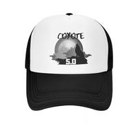 Coyote 5.0 Full Moon Elegante Berretto da Baseball in Rete per Uomo Cappello da Camionista di Fascia Alta 2024 Cappelli da Ballo di Strada