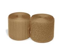 Coyote Brown Hook and Loop 5,1 cm x 9,1 m da cucire su strisce di nylon non adesive larghe ad incastro forte presa rotolo resistente nastro di fissaggio facile da cucire per casa, ufficio, scuola