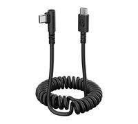 Coyote - Cavo retrattile angolato da USB-C a USB-C - Dati e ricarica - Compatibile con Coyote Max e smartphone USB-C