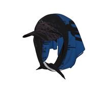 Coyote Howl Moon Bandana Cappello da baseball da donna con visiera e sciarpa attaccata, cappello estivo leggero per il sole, per viaggi, spiaggia, attività all'aperto, nero