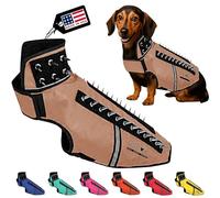 CoyoteVest SpikeVest Pettorina per cani di piccola taglia, catarifrangente, con punte per proteggere il tuo animale domestico da coyote, rapaci e attacchi di animali, gilet anti falchi, Made in USA