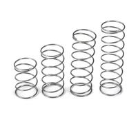 COYOUCO 100 Pezzi Molle a Compressione in Acciaio Inox 304, Filo 0,8 mm, Lunghezza 10-50 mm, Molle Rinforzate per Industria, Macchinari, Supporto di Carico e Fai-da-Te Meccanico,0.8 * 10 * 40mm