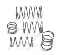 COYOUCO 50 Pezzi Molle a Compressione in Acciaio Inox 304, Filo 0,7 mm, Lunghezza 5-50 mm, Molle Mini ad Alta Resistenza per Industria, Macchinari, Meccanica e Fai-da-Te,0.7 * 8 * 20mm