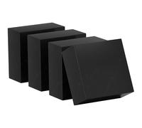 COYOUCO 60Mm×60Mm Cuscinetti in Gomma Spessore 2Mm-10Mm Cuscinetti Antiscivolo E Ammortizzanti per Mobili, Macchinari, Progetti Fai da Te 4 Pezzi,8mm