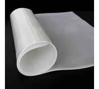 COYOUCO Guarnizione in Silicone 100 mm x 100 mm Spessore 0,5 mm-20 mm Foglio di Silicone Adatto per Gioielli, Foglio Fai-da-Te, Cuscinetto di Protezione Trasparente per controsoffitto,5mm