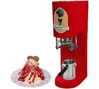 coyrugky Pressa per Spaghetti da banco con stampi a 4 Forme Macchina per Noodle per Gelato Commerciale, Macchina per Servizio Morbido 28-30 L/H 30 × 20 × 57 cm Bianca