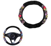COYUN 1 Pezzo copertura protettiva per volante, copertura decorativa, Coprivolante Auto Universale, Copristerzo per Donna, Copri Sterzo Traspirante e Antiscivolo, Coprivolante che Assorbe il Sudore
