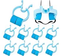 COYUN 10 Pcs Tappo Naso Piscina, Tappa Naso Nuoto, Tappanaso per Piscina, Clip per Naso in Schiuma di Plastica per Arresto Nasale, Dilatatore Nasale, per condizioni accidentali o di emergenza