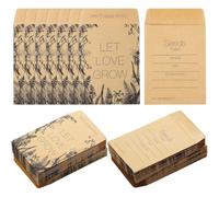 COYUN 100 Pezzi Busta Carta Kraft Sacchetti Regalo Natale Bustine per Decorazioni Natalizie Compleanno Matrimonio Battesimo Comunione