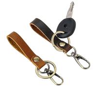COYUN 2 pcs Portachiavi in Pelle per Auto,Universale Portachiavi Auto per Uomo e Donna,Portachiavi Auto con Passante per Cintura Accessori per Auto, portachiavi auto, accessori per auto