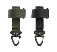 COYUN 2 pezzi porta guanto, supporto per cintura, guanto, clip per guanti, guanti da lavoro, guanti da lavoro, clip per giardini, cantieri per Caccia Escursioni Campeggio(nero, verde militare）
