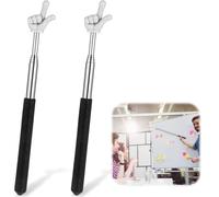 COYUN 2 Pezzi Puntatore Telescopico, Bastone di Puntamento Estensibile, Puntatore Manuale Multifunzionale Puntatore Telescopico, per Insegnante Mini Penna Didattica a Mano Puntatore a Dito Retrattile