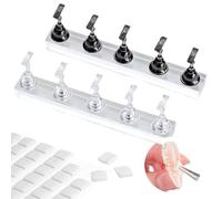 COYUN 2 Set Acrilico Unghie Display Stand, Supporto Magnetico per Unghie, Supporto per Pratica della Punta delle Unghie, strumento per manicure per uso domestico e salone