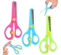 COYUN 3 pcs forbici di sicurezza per bambini, forbici di sicurezza, forbici per carta, forbici per bambini, forbici per asilo, forbici per principianti, per Addestramento, Forbici per La Scuola