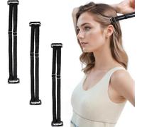 COYUN 3 Pcs Forcina Invisibile Lifting Facciale, Fascia Capelli Sollevamento, Fasce Lifting Viso con Clip, Fasce per Lifting Facciale, Fascia Capelli Sollevamento Facciale, Tiranti Viso Lifting(Nero)