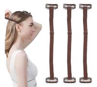 COYUN 3 Pcs Forcina Invisibile Lifting Facciale,Fascia Capelli Sollevamento,Fasce Lifting Viso con Clip,Fasce per Lifting Facciale, Fascia Capelli Sollevamento Facciale,Tiranti Viso Lifting, marrone