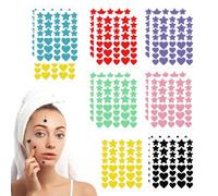 COYUN 360 Pezzi pimple patch star, patch brufoli stelline Invisibile Naturale Hydrocolloid, cerotti per brufoli con olio dell'albero tè Acido Salicilico, acne patch Assorbenti Giorno e Notte