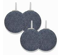 COYUN 4PCS Diffusore di Ossigeno per Acquario,4 cm di Bolle di Pietra di Ossigeno,Air Stone per Acquario,Pietre ad Aria per Acquari,Pietre d'Aria Rotonde,Disc Bubble Diffusore,Acquario Pietra Porosa