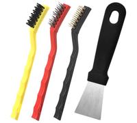 COYUN 4x Spazzola per la Pulizia delle Fessure, Crevice Gap Cleaning Brush, Spazzola per Fessure Multifunzione per la Pulizia,per Cucina, Bagno, Scanalature di Porte e Finestre, Pulire Piccole Fessure