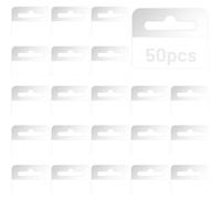 COYUN 50 pcs Ganci autoadesivi per quadri, Etichette Display Pieghevoli, Attaccaglie Adesive, linguette adesive trasparenti, Ganci Flessibili, da appendere per poster, foto, dipinti (52mm x 41mm)