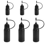 COYUN 6 pcs Applicatore di Precisione di Colla, Bottiglie Plastica, Flacone Contagocce, Squeezer Bottle, Bottigliette con Punta Ago
