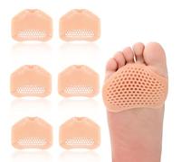 COYUN 6 Pcs Cuscinetti Metatarsali per Donna e Uomo, Cuscinetti per Piedi in Gel Silicone Morbido, Imbottiture per Avampiede per avampiede Dolori e Sollievo Immediato al Metatarso